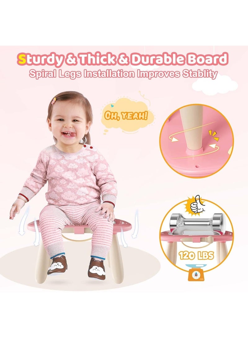 Mumfactory Toddler Toys Magnetic Drawing Board Tablet for kids Age 1 2 3 Years Old - pink - Image 5